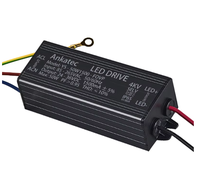 Transformateur d'éclairage étanche IP65 50W 1500mA Adaptateur AC85-265V à DC 24-36V COB Chip Alimentation à courant constant