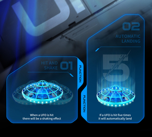 XS4 Ballon volant UFO rotatif à LED, à commande manuelle, à induction, type boomerang, orb volant, drone <span class=keywords><strong>Nova</strong></span>, produit phare - Product Image 3
