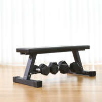 Banc d'haltères multifonctionnel Banc de musculation plat Banc de musculation Équipement d'exercice de fitness