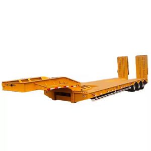 Remolque de plataforma baja hidráulica de 3, 4 y 5 ejes para trabajo pesado, de 1-2 toneladas, con cuello de cisne, 12.5x2.5x1.5m, Shandong Fengniao - Product Image 1