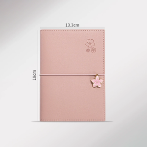 Cuaderno de Tapa Dura con Costura Tipo Saddle Stitch, Serie Flor de Cerezo 32K, Imitación de Cuero Térmico, Bonito Diario Promocional, 100 Hojas, Regalo - Product Image 6