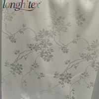 Longhitex Jacquard Satin élastique 58 pouces, motif imprimé, antistatique, 95% polyester, 5% élasthanne, poids moyen, vêtement pour filles/femmes
