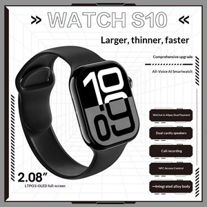 Reloj Inteligente TS10 Pro 2026 de Huaqiangbei, Correa de Silicona, Doble Pago, E-sim, Navegación Deportiva, IP68, Pantalla TFT, Contesta Llamadas - Product Image 4