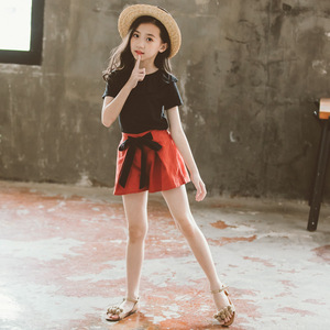 T-shirts pour enfants, boutique pour filles, 2 ensembles de robes chemises pour filles, acheter directement auprès du fabricant chinois - Product Image 3