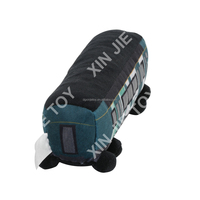 Peluche en coton PP en forme de bus, personnalisable, avec options OEM/ODM