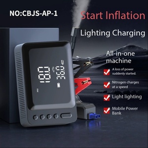Arrancador de Coches de 7200mAh y 12V con Inflador de Neumáticos de 150PSI, Compresor de <span class=keywords><strong>Aire</strong></span> Portátil, Banco de Energía, Fuente de Alimentación de Emergencia <span class=keywords><strong>para</strong></span> Automóvil - Product Image 3