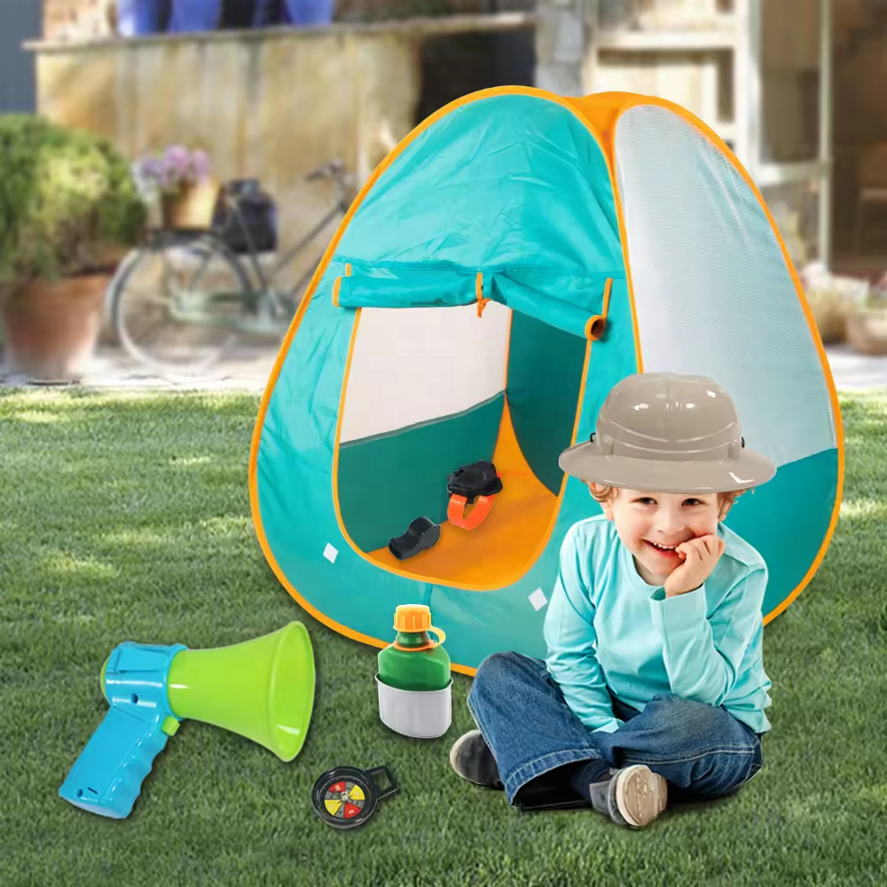 Toyhome High Quality Low Price Kids Camping Toys With Tools