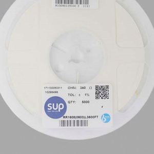 Factory Direct RR1608 0603L3600FT 0603 1608 Resistors Chip Resistors SMD Resistors 360ohm 1% 1/10W Thick Film Resistor - Product Image 1
