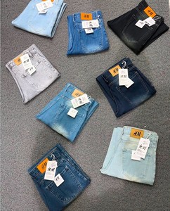 Pantalones <span class=keywords><strong>Vaqueros</strong></span> de Mezclilla de Pierna Recta Casuales de Invierno para <span class=keywords><strong>Hombre</strong></span>, Lavados, Medianos, Modernos, Versátiles, de Marca, al por Mayor, Tipo Cargo - Product Image 4