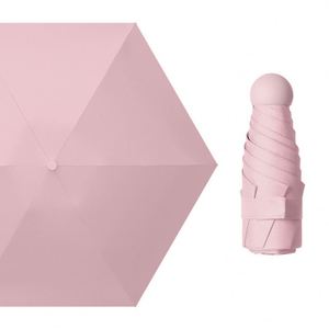 Parapluie de poche compact en vinyle UV coloré de haute qualité pour un usage quotidien personnalisé, cadeau pour femmes/professeurs/étudiants/hommes - Product Image 6