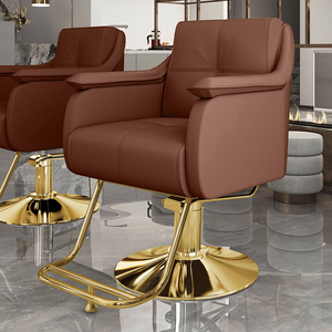 Nouvelles chaises de salon de beauté, chaises de coiffure, mobilier de salon de coiffure, chaise de barbier argentée à prix avantageux - Product Image 2