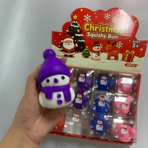 Juguete de Peluche de Muñeco de Nieve Ultrasuave, Juguete Sensorial de Compresión Lenta, Juguetes Antiestrés Elásticos de Dibujos Animados para Decoración de Escritorio y Regalos - Product Image 1