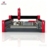 Routeur CNC 5 axes pour le polissage des bords de pierre, machine de découpe de granit, marbre et quartz 11kW