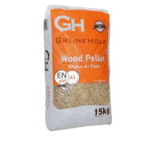 Sacs d'emballage de 15kg granulés de bois de pin Din plus EN plus granulés de bois A1 prêts à être exportés à des prix abordables expédition dans le monde entier - Product Image 1