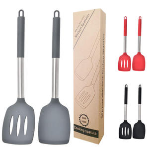 Espátula de Silicona con Agarre Cómodo, Resistente al Calor, Apta para Lavavajillas/Microondas/Horno, Diseño Moderno para Cocinar - Product Image 1