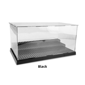 Boîte de rangement pour figurines de blocs de construction, acrylique transparent, anti-poussière, petite figurine compatible pour jouet DIY - Product Image 5