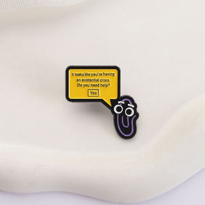 Heb Je Hulp Nodig Email Pinnen Ja Ik Doe Metalen Broches Mode Revers Badge Rugzak Kleding Sieraden Cadeau Voor Vrienden - Product Image 3