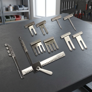 Juego de Retractores Espinales de Titanio, 10 Cuchillas, Instrumentos de Cirugía Ortopédica Reutilizables con Recubrimiento Negro, Modelo EE-PK-116 de Enved Enterprises - Product Image 3