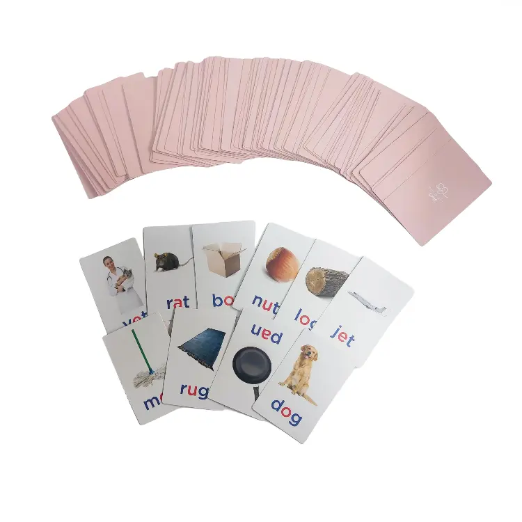 بطاقات فلاش للأطفال بطاقات فلاش تعليمية للأطفال بطاقات فلاش للألعاب بشعار مخصص للتعلم