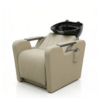 Fauteuil de lavage de luxe électrique et inclinable avec massage du dos et cuvette pour salon de coiffure – Vente en gros