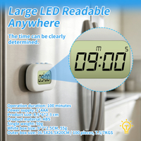 Digitaler Küchentimer mit LCD-Anzeige und Countdown-Alarm für Kaffee, Backen, Kochen, Training und den Heimgebrauch