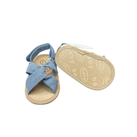 Sable fluorescent 2025 anti-rayures chaussures de plage pour bébé léger respirant Design plat motif floral pour les tenues de vacances en famille