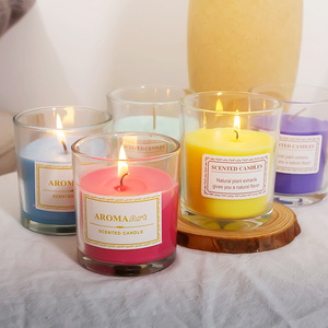 Velas Aromáticas Northern Mu de Cera de Soya en Forma de Copa, Pequeñas de 75g, Grandes de 180g, para Uso Doméstico, Regalo de Cumpleaños - Product Image 1