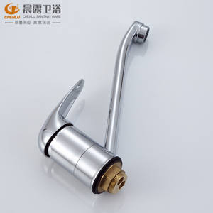 ก๊อกน้ำห้องครัวเฉินลู่แบบก้านเดียวติดตั้งบนเคาน์เตอร์ หมุนได้ 360 องศา แกนวาล์วเซรามิก น้ำร้อนน้ำเย็น - Product Image 4