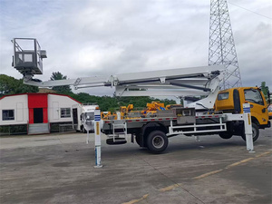 23m <b>25m</b> 27m Telescopic Aerial Work Vehicle Hydraulic Outrigger Telescopic Boom Aerial Work Platform Vehicle Hot Sale - Product Image 5