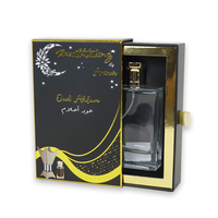 Boîte cadeau en papier de parfum imprimé de luxe Boîtes d'emballage de bouteilles de parfum cosmétiques Boîte cadeau de parfum à tiroir en papier personnalisée avec logo
