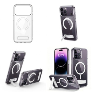 Custodia Magnetica Trasparente all'Ingrosso per <span class=keywords><strong>iPhone</strong></span> 17 15 14 12 <span class=keywords><strong>11</strong></span> Pro Max 13 Mini Serie 16, <span class=keywords><strong>Cover</strong></span> Ibrida <span class=keywords><strong>con</strong></span> Bumper per <span class=keywords><strong>Fotocamera</strong></span> - Product Image 1