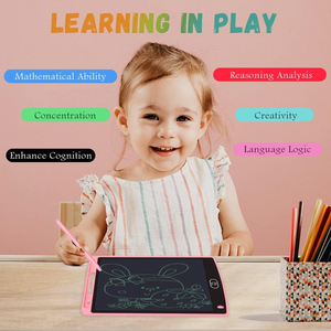 <span class=keywords><strong>Tablette</strong></span> d'écriture LCD électronique pour enfants, jouet de <span class=keywords><strong>dessin</strong></span> pour bébé fille et garçon, jouet préscolaire certifié - Product Image 5