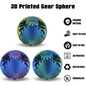 Plastic 3D Printed Rotatable Gear Fidget Toy for Students (Small & Pocket-Sized) - Product Image 2