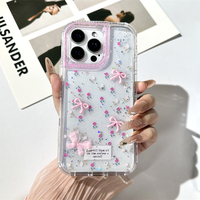 Étui de téléphone portable incassable 3 en 1 époxy scintillant de haute qualité pour HONR 400 PRO 5G
