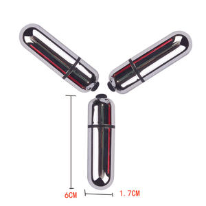 Pocket G-Spot classico Sex Toys Vagina vibratore a velocità singola argento viola blu colore <span class=keywords><strong>Mini</strong></span> argento proiettile vibratore - Product Image 2