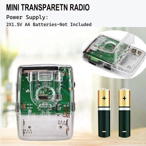 Radio Retrò FM AM Trasparente con Scocca Trasparente, Radio Tascabile - Product Image 4