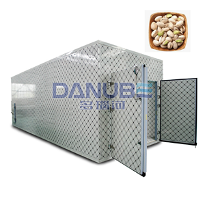 เครื่องอบแห้งแบบปั๊มความร้อนสำหรับอบถั่ว เครื่องอบแห้งพิสตาชิโอ ห้องทำความสะอาดและอบแห้งพิสตาชิโอ - Product Image 1