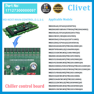 Placa de Control del Enfriador de la Placa Base Clivet 17127300000097, Reemplazo Original OEM para Uso Industrial - Product Image 3