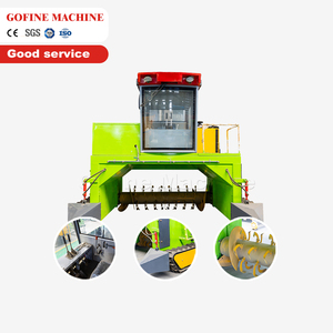 Chất thải nông nghiệp hữu cơ phân bón lên men thiết bị vermicompost thiết bị quản lý phân compost máy quay - Product Image 1