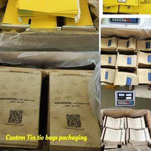 Bolsas de Papel Kraft Marrón al por Mayor con Ventana, Bolsas de Papel Kraft con Cierre de Lata, Bolsas para Galletas, Bolsas para Café, Bolsas para Palomitas de Maíz - Product Image 6