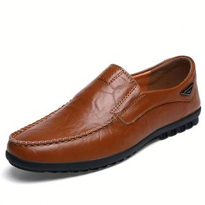 2025 hombres para <span class=keywords><strong>Tods</strong></span> suela blanda <span class=keywords><strong>zapatos</strong></span> de gran tamaño tendencia de moda Slip-On con forro de cuero genuino - Product Image 4