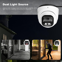 Cámara de Seguridad IP CCTV POE para Exteriores GR-HFD-M8S Gcraftsman 4K 8MP con Detección de Movimiento, Caja de Conexiones NVR Opcional