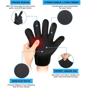 Sarung tangan es radang sendi jari penuh untuk pria wanita, pak es tangan layar sentuh untuk terowongan Karpal - Product Image 2