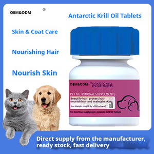 Comprimés d'huile <span class=keywords><strong>de</strong></span> krill antarctique <span class=keywords><strong>pour</strong></span> animaux <span class=keywords><strong>de</strong></span> compagnie – Supplément Oméga <span class=keywords><strong>pour</strong></span> chat et <span class=keywords><strong>chien</strong></span> – Brillance du pelage, réduction <span class=keywords><strong>de</strong></span> la <span class=keywords><strong>perte</strong></span> <span class=keywords><strong>de</strong></span> poils, nutrition cutanée, collagène - Product Image 4
