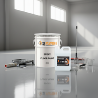 Résine époxy polyvalente à base métallique pour revêtements de sol métalliques, halls d'entreprises, résistante aux chocs, certifiée ISO, fabriquée en usine