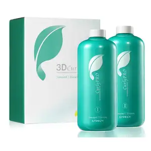 OEM Rambut Rebonding Meluruskan Krim Bio Ion Organik Keratin Rambut Cair 2 In 1