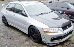 ชิ้นส่วนรถยนต์คาร์บอนไฟเบอร์สำหรับEvolution 7 EVO 7 OEM Hood - Product Image 2