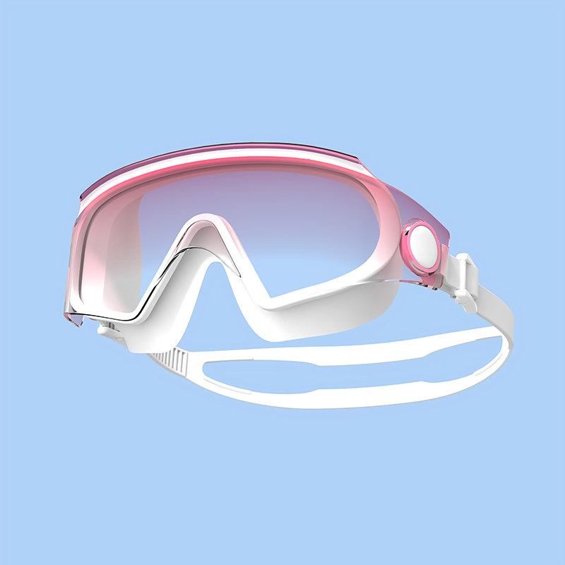 Blanc dégradé rose