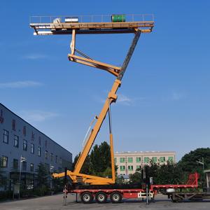 Plateforme élévatrice pour carrelage montée sur véhicule, capacité de levage 8T 24m, équipement de toiture, télécommande 380V, pour travaux en hauteur - Product Image 2