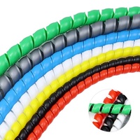Protector de Cables en Espiral Flexible de 8mm-90mm, Funda Protectora para Cables, Organizador de Cables, Tubo Protector